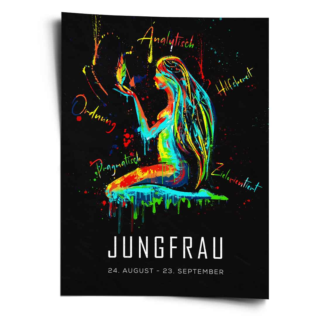 Zodiac sign Virgin - poster