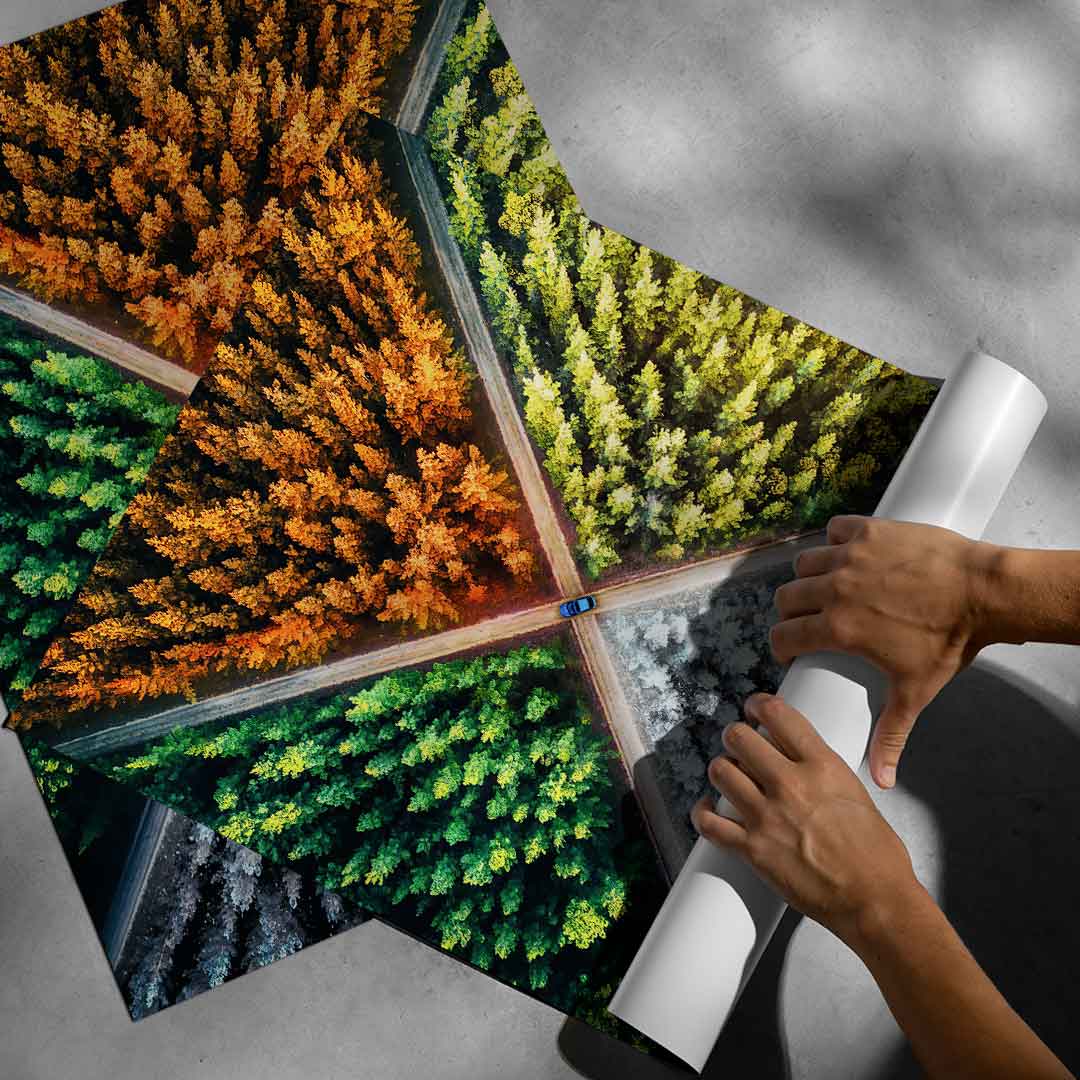 Jahrezeiten Zyklus - Poster