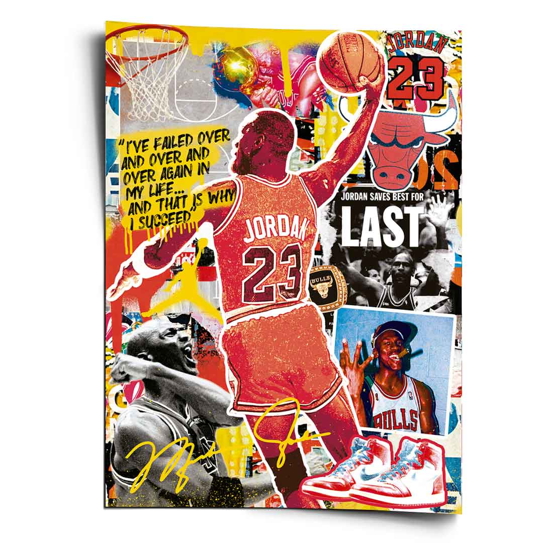 Poster Jordan 23 Pop Art Michael Basketball NBA Art Print Wall Art
