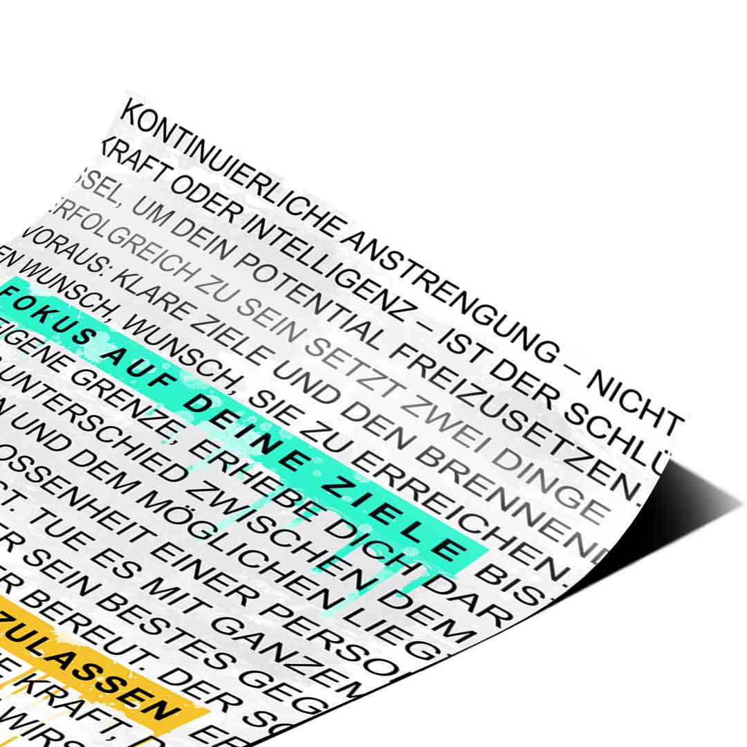 No distraction - poster