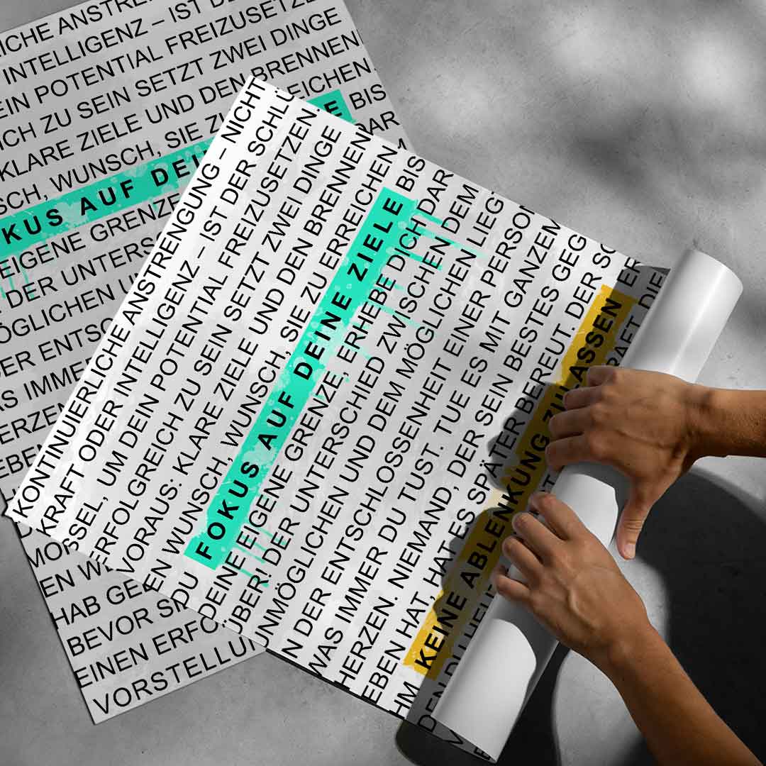 No distraction - poster