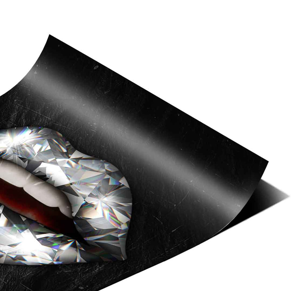 Lippen x Diamant Poster – Ansicht 3