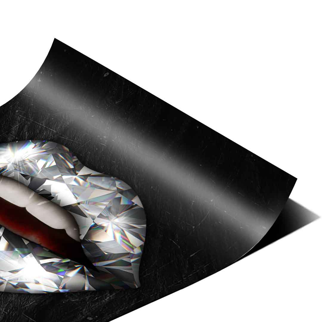Lips x diamond - poster