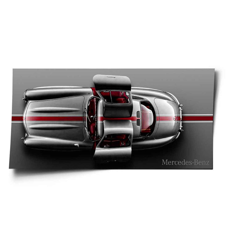 Mercedes-Benz 300 SL Gullwing - Poster – front