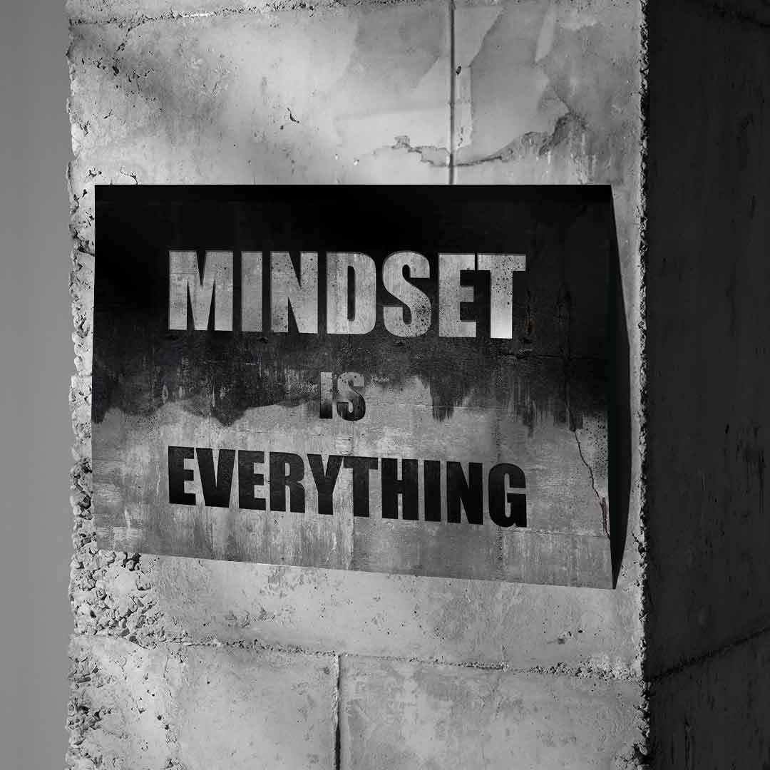 Mindset is everything - poster