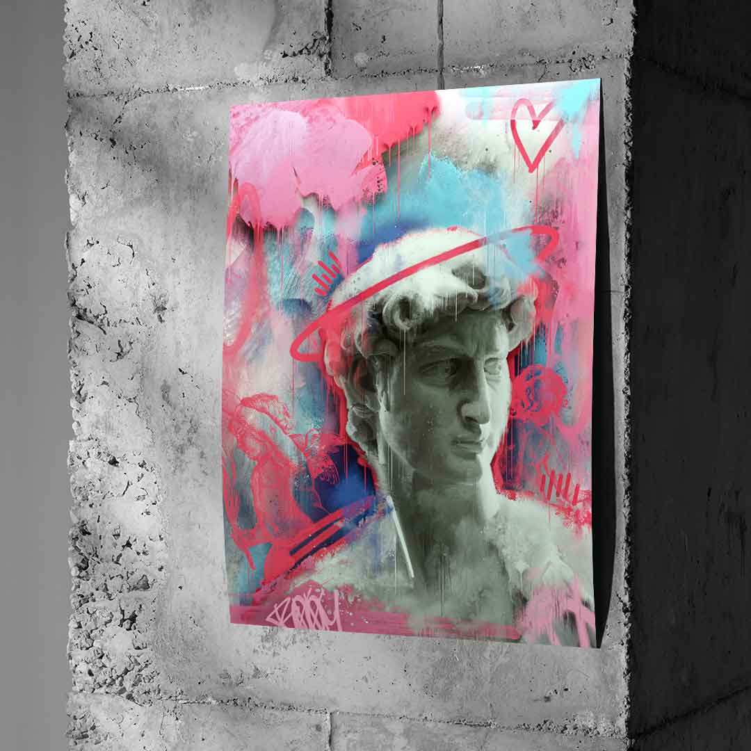 Modern david poster