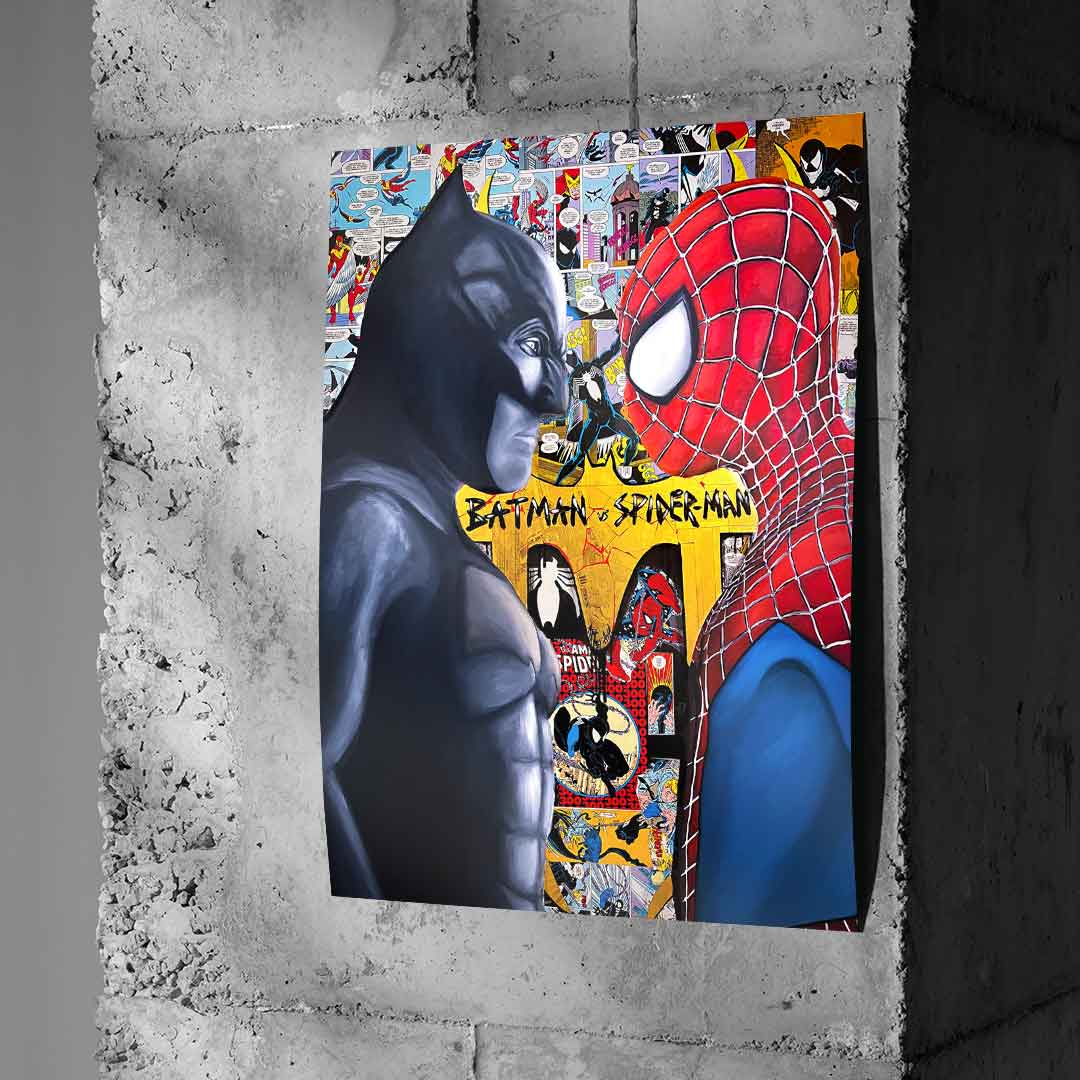 Night fighters vs. spider warrior - poster
