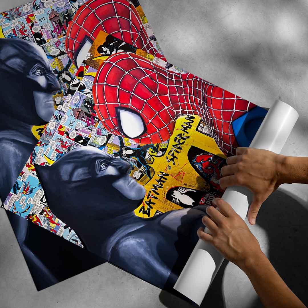 Night fighters vs. spider warrior - poster