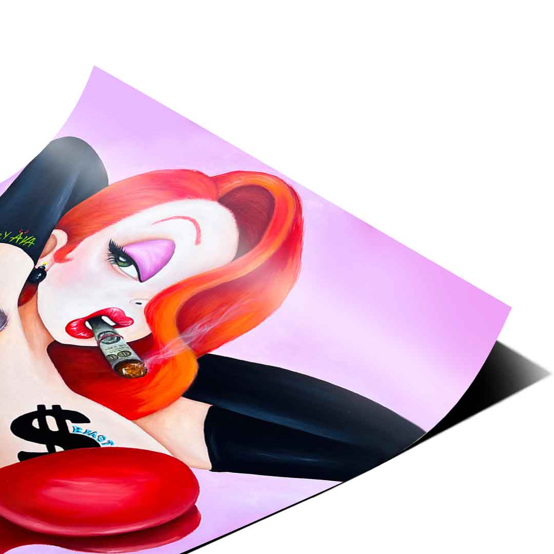 Posing Jessica Rabbit - poster
