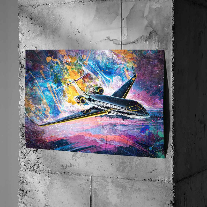 Private jet - poster