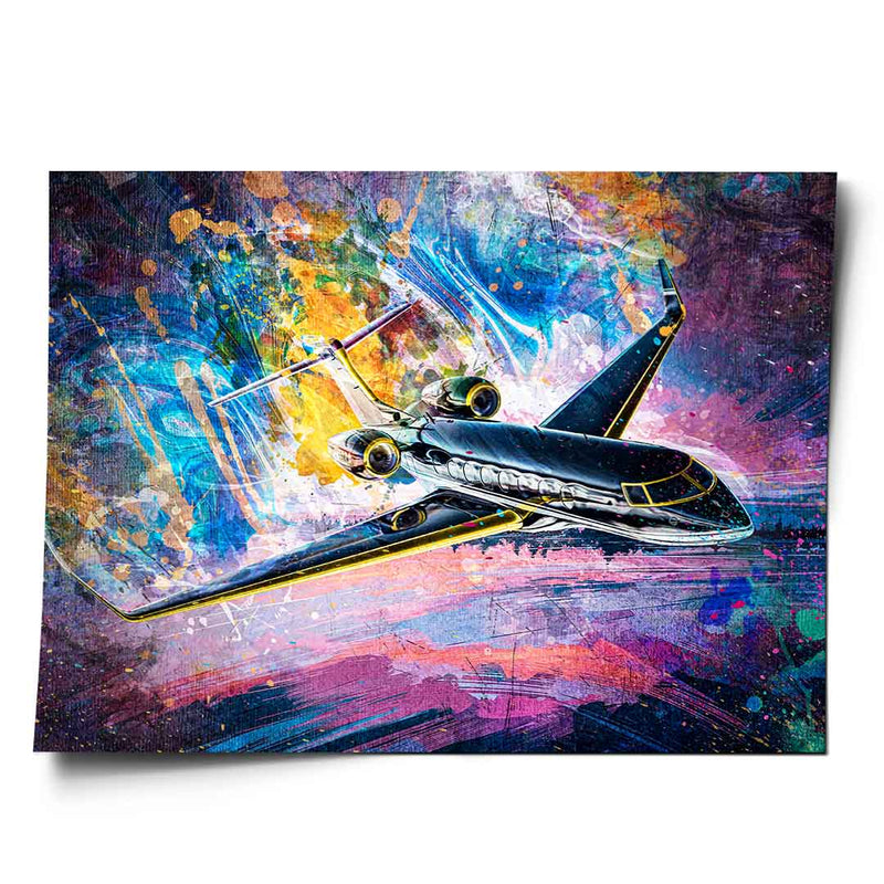 Private jet - poster