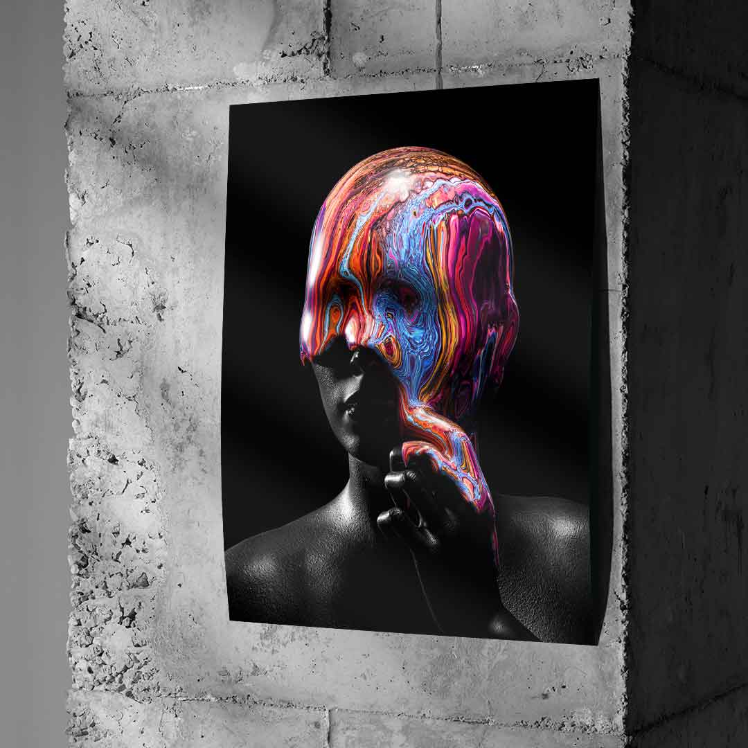 Psychedelic contemplation - poster