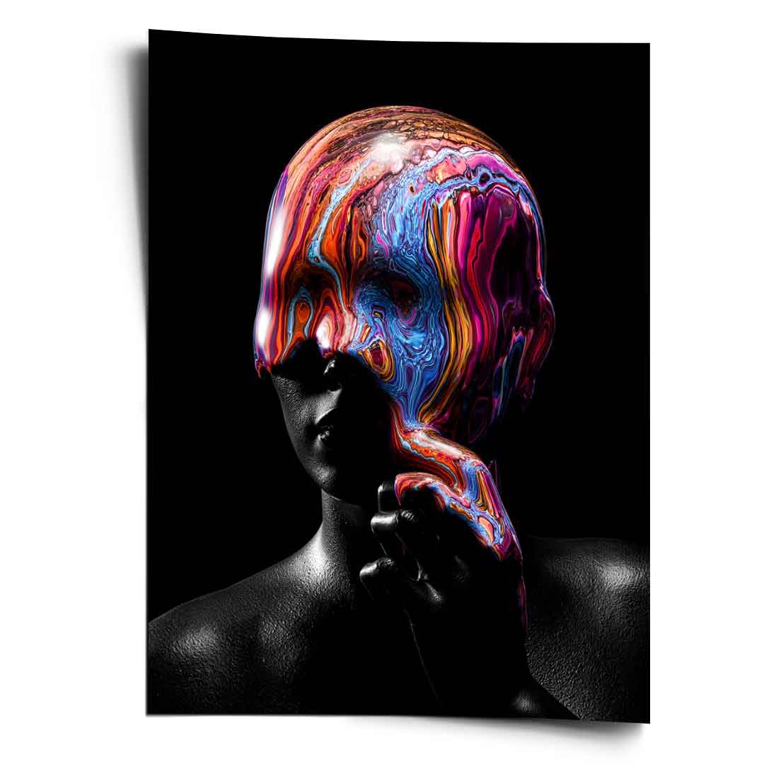 Psychedelic contemplation - poster