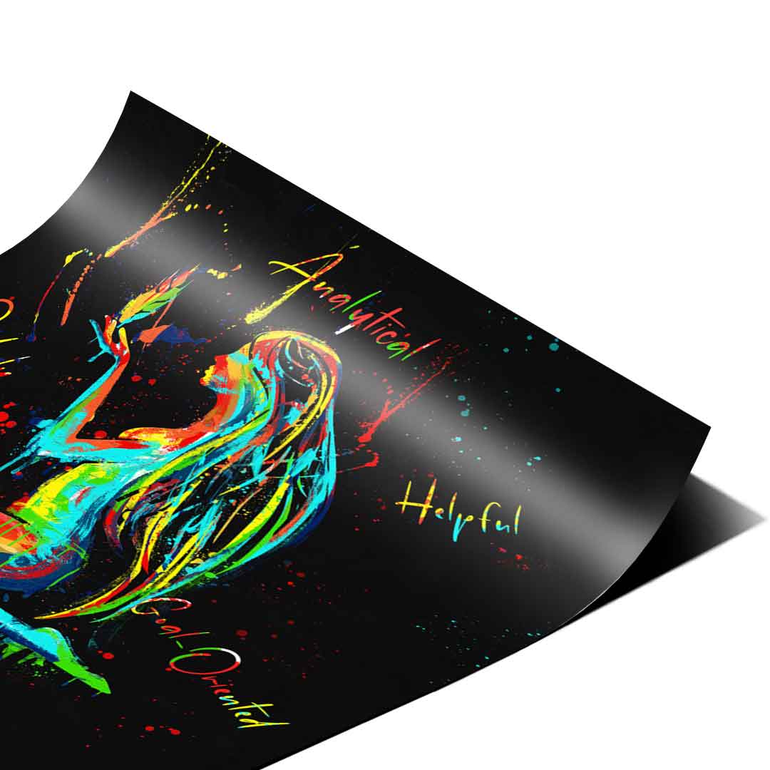 Zodiac sign Virgin - poster