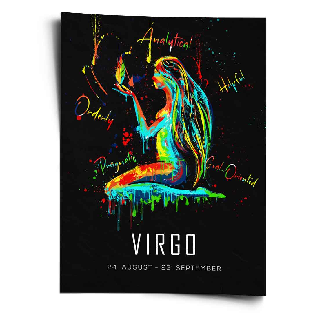 Zodiac sign Virgin - poster