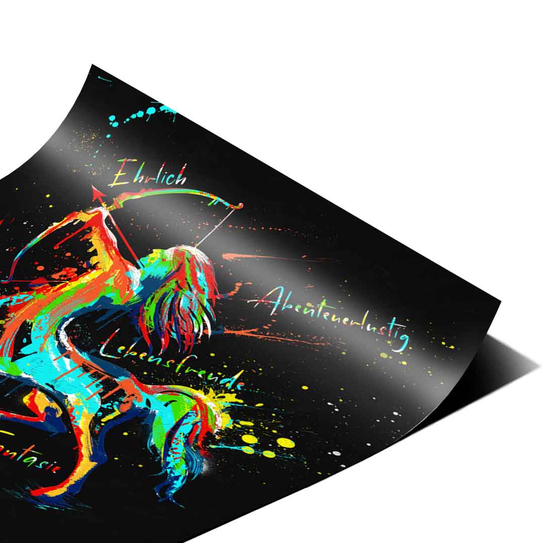 Zodiac sign Sagittarius - Poster
