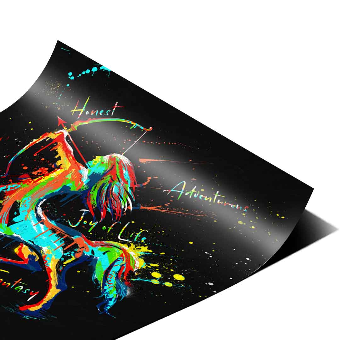 Zodiac sign Sagittarius - Poster