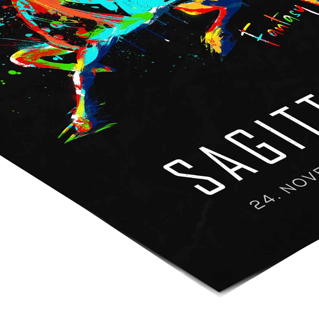 Zodiac sign Sagittarius - Poster