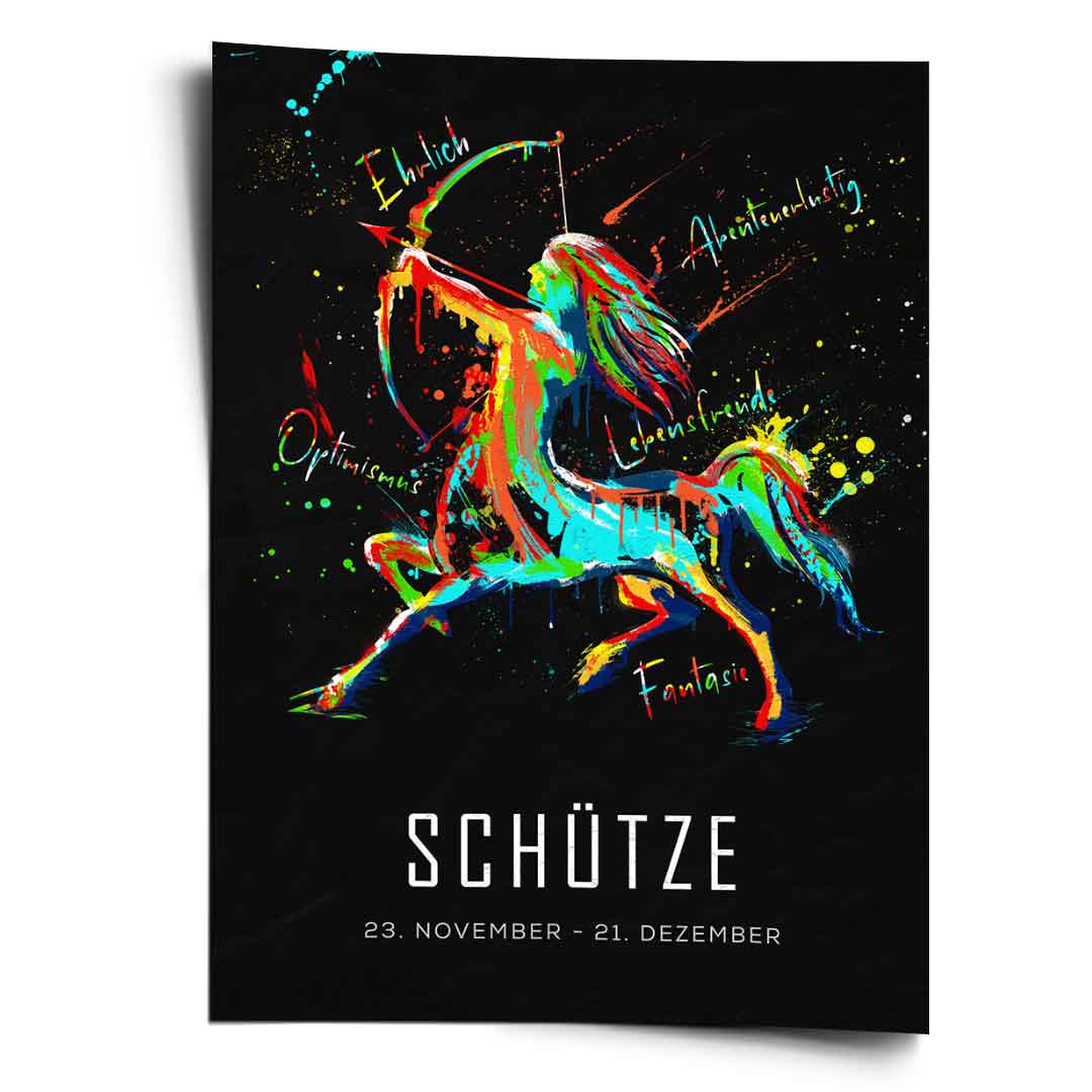 Zodiac sign Sagittarius - Poster