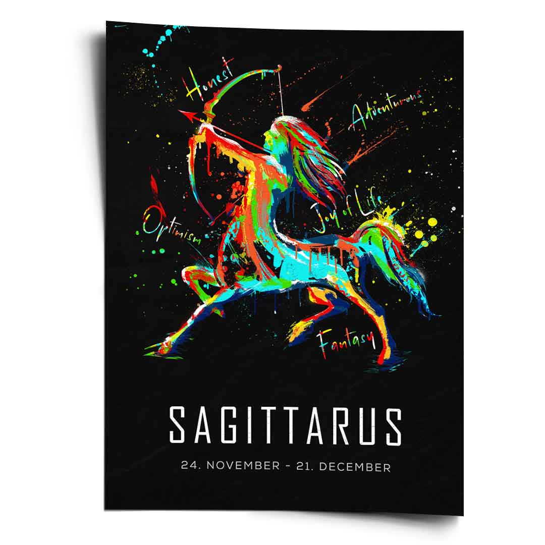 Zodiac sign Sagittarius - Poster