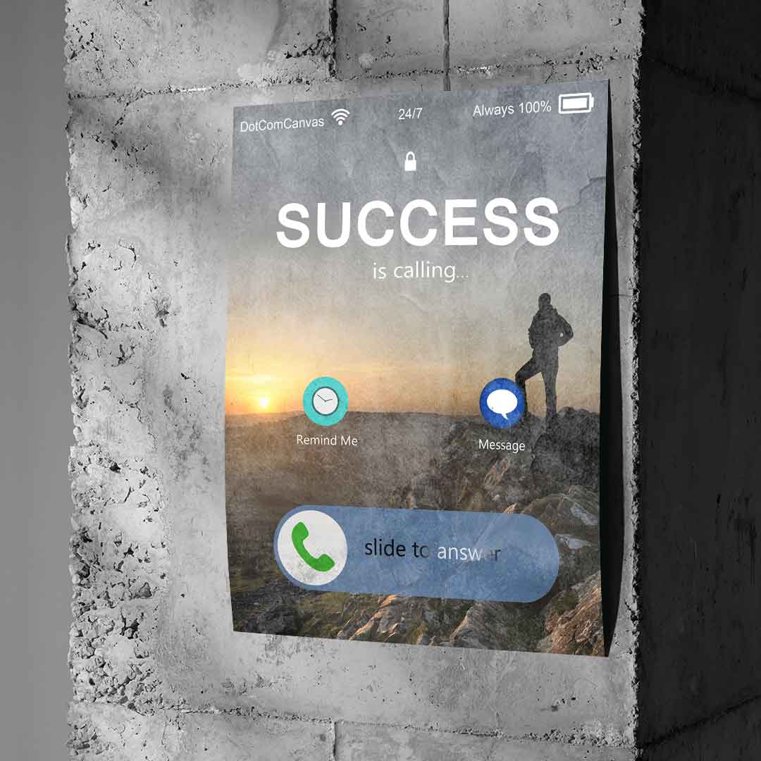 Success is calling - poster