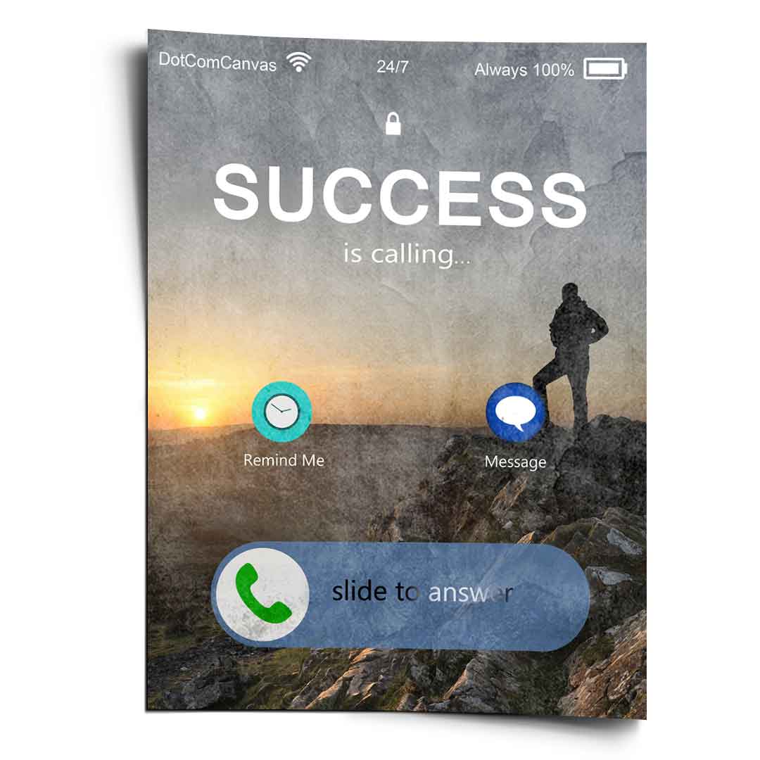Success is calling - poster