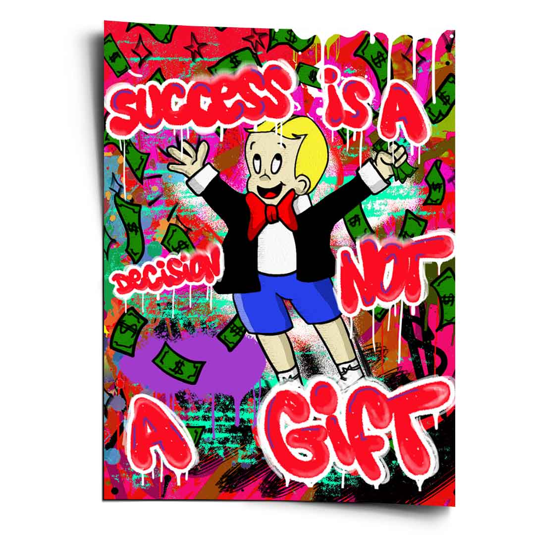 Success is a decision - poster