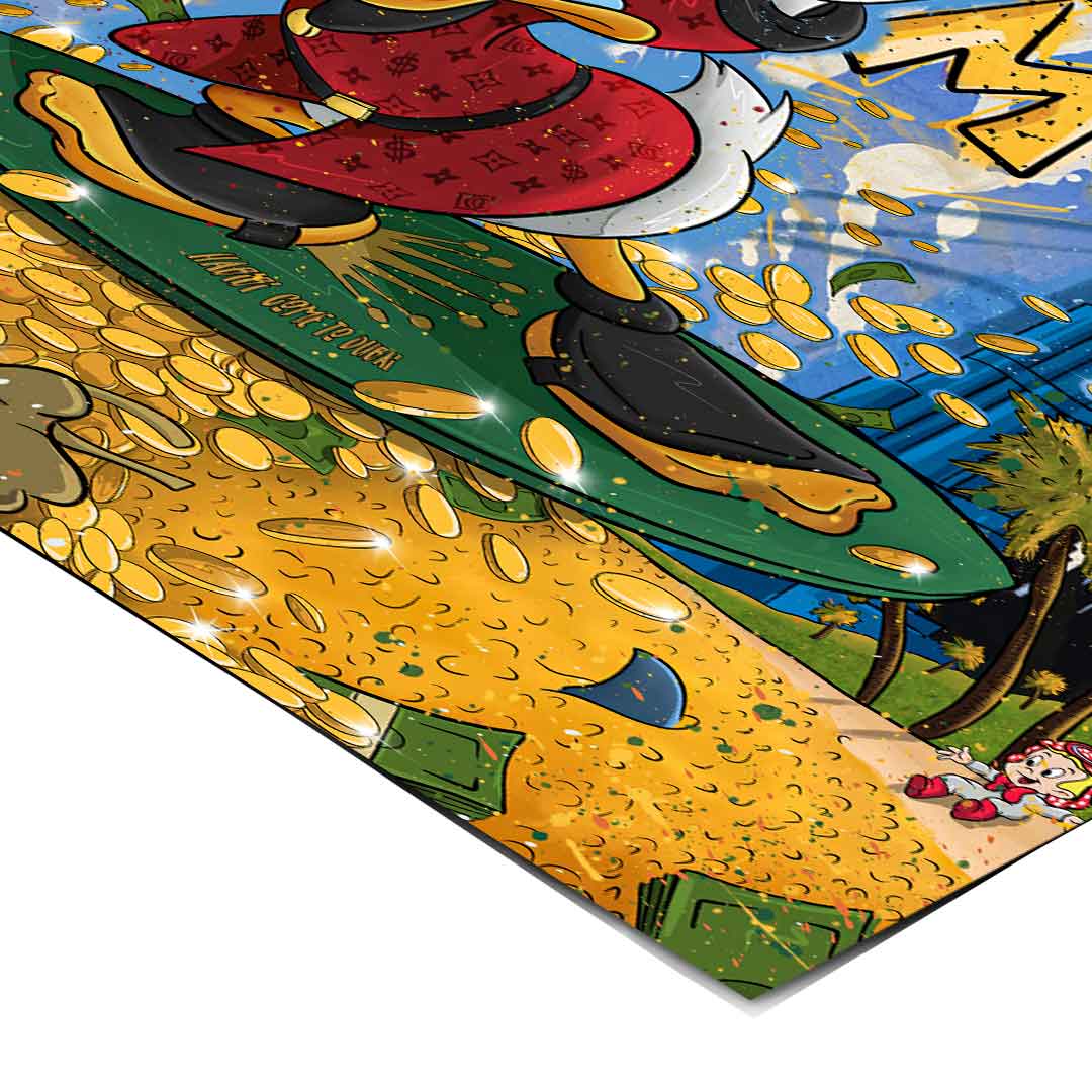 Surfing in Dubai - poster