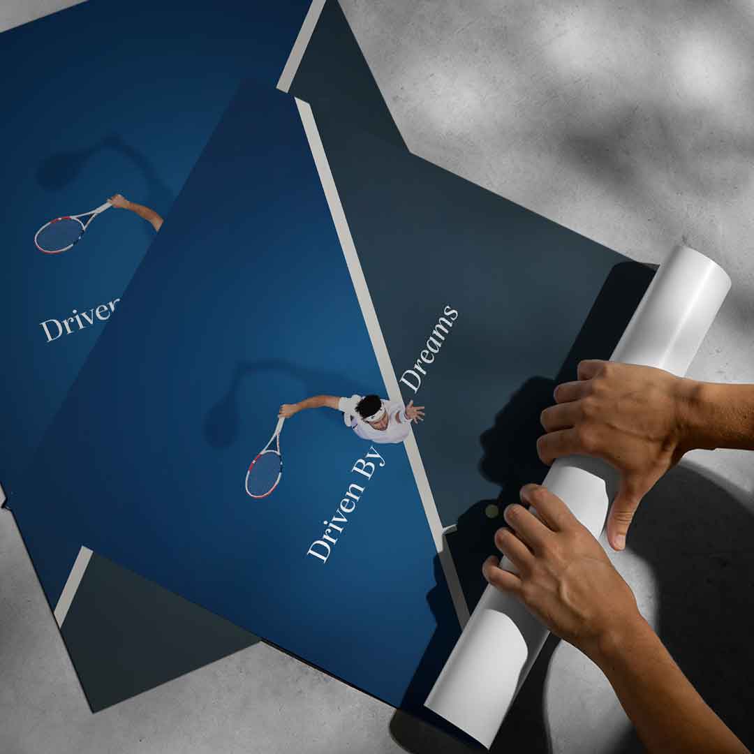 Driven by Dreams #Tennis - Poster