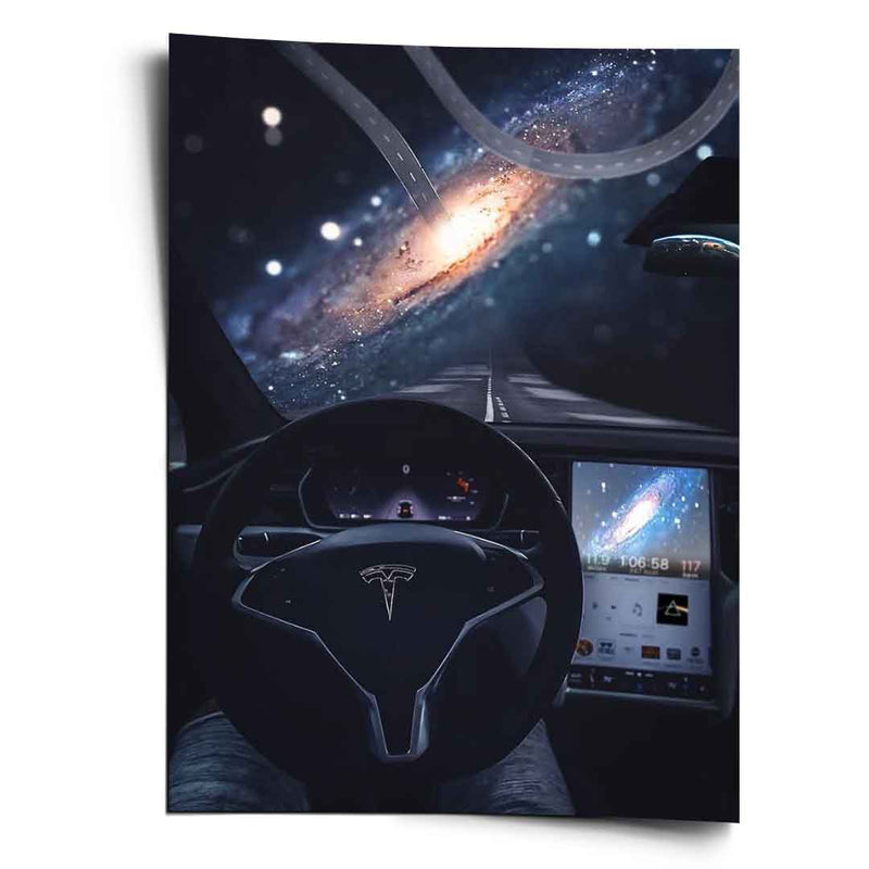 Tesla Ride poster