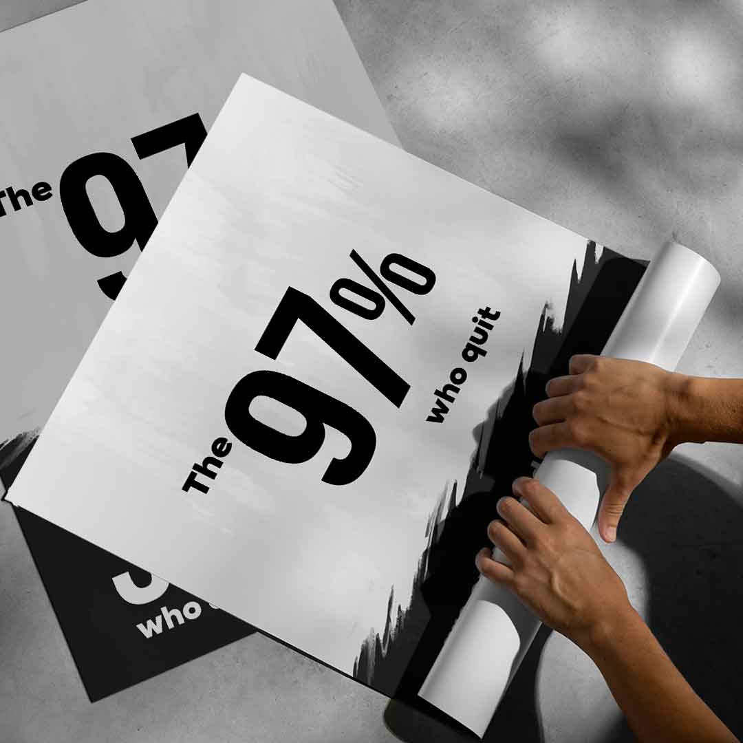 The 97% Works For the 3% - Poster