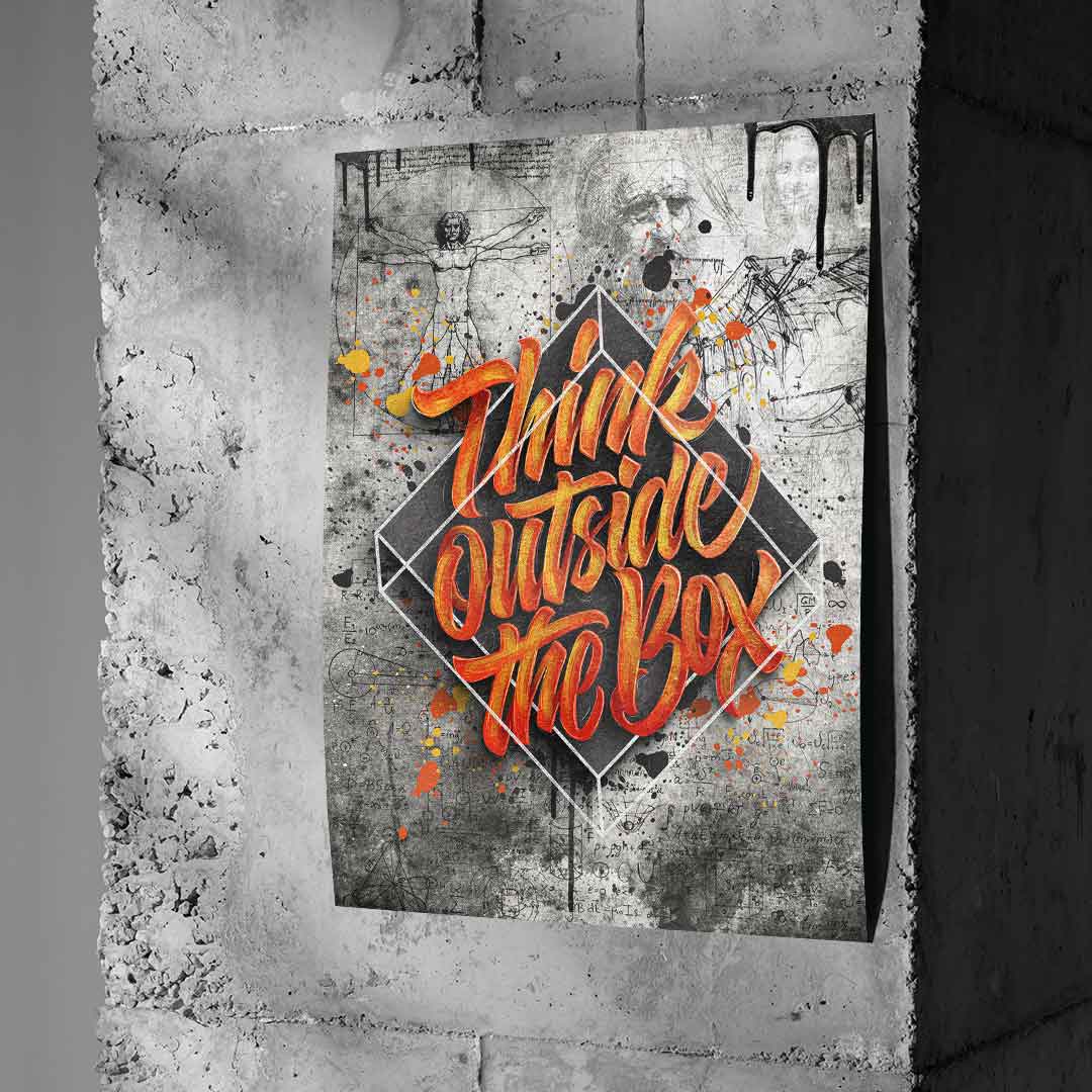 Think Outside the Box - Poster