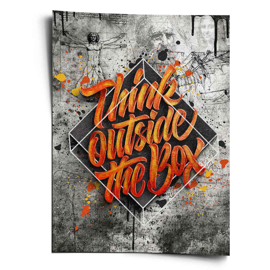 Think Outside the Box - Poster