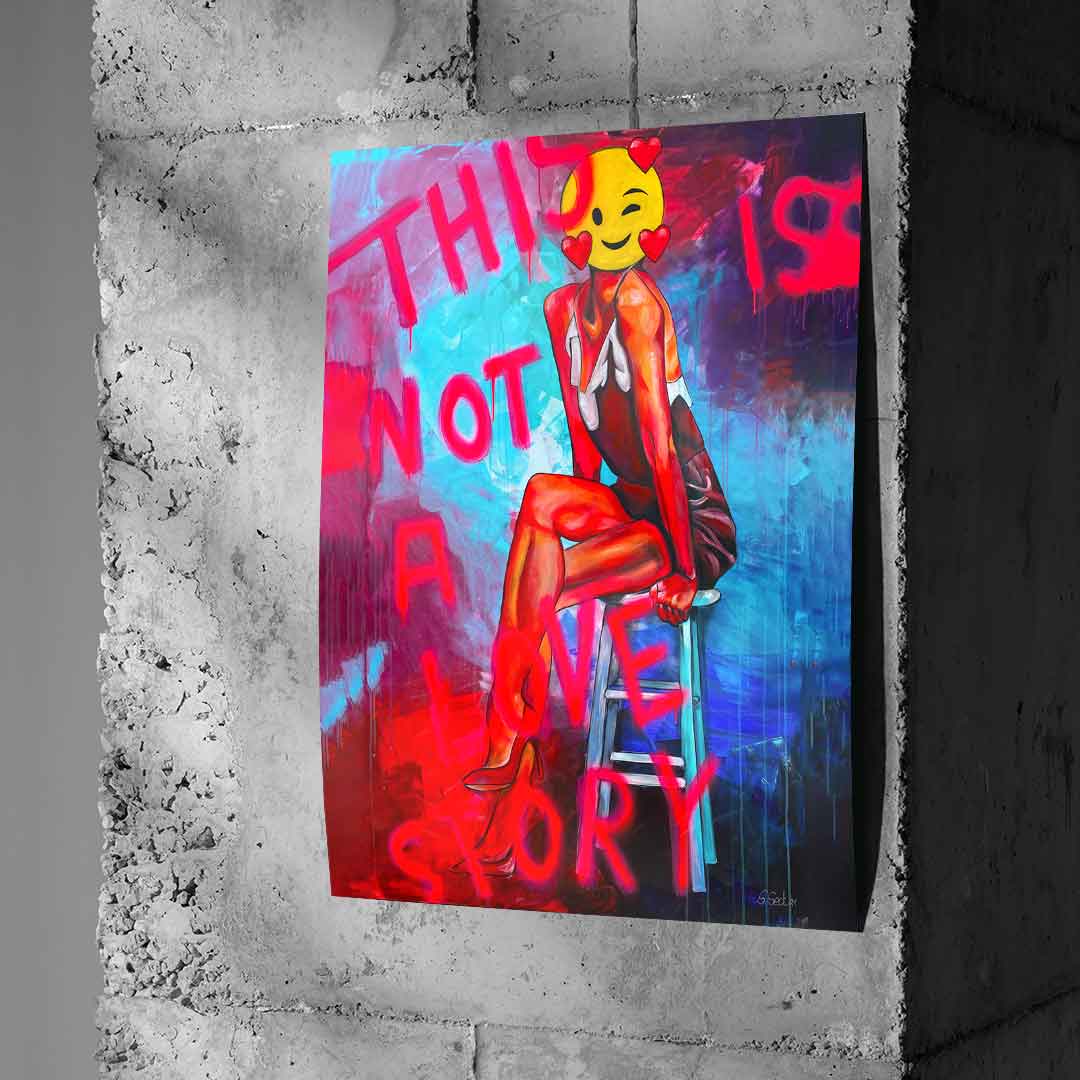 This is not a love story - poster