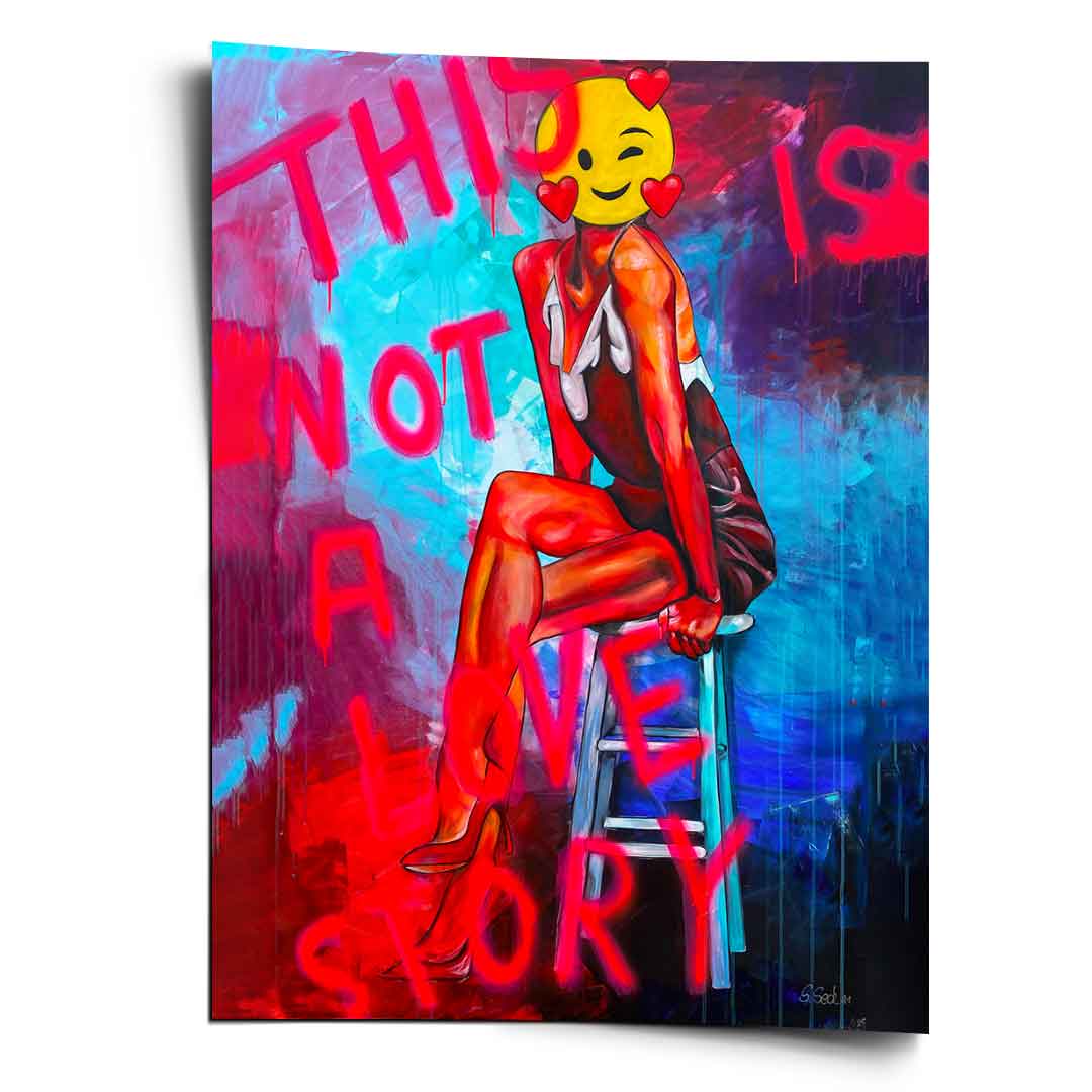 This is not a love story - poster