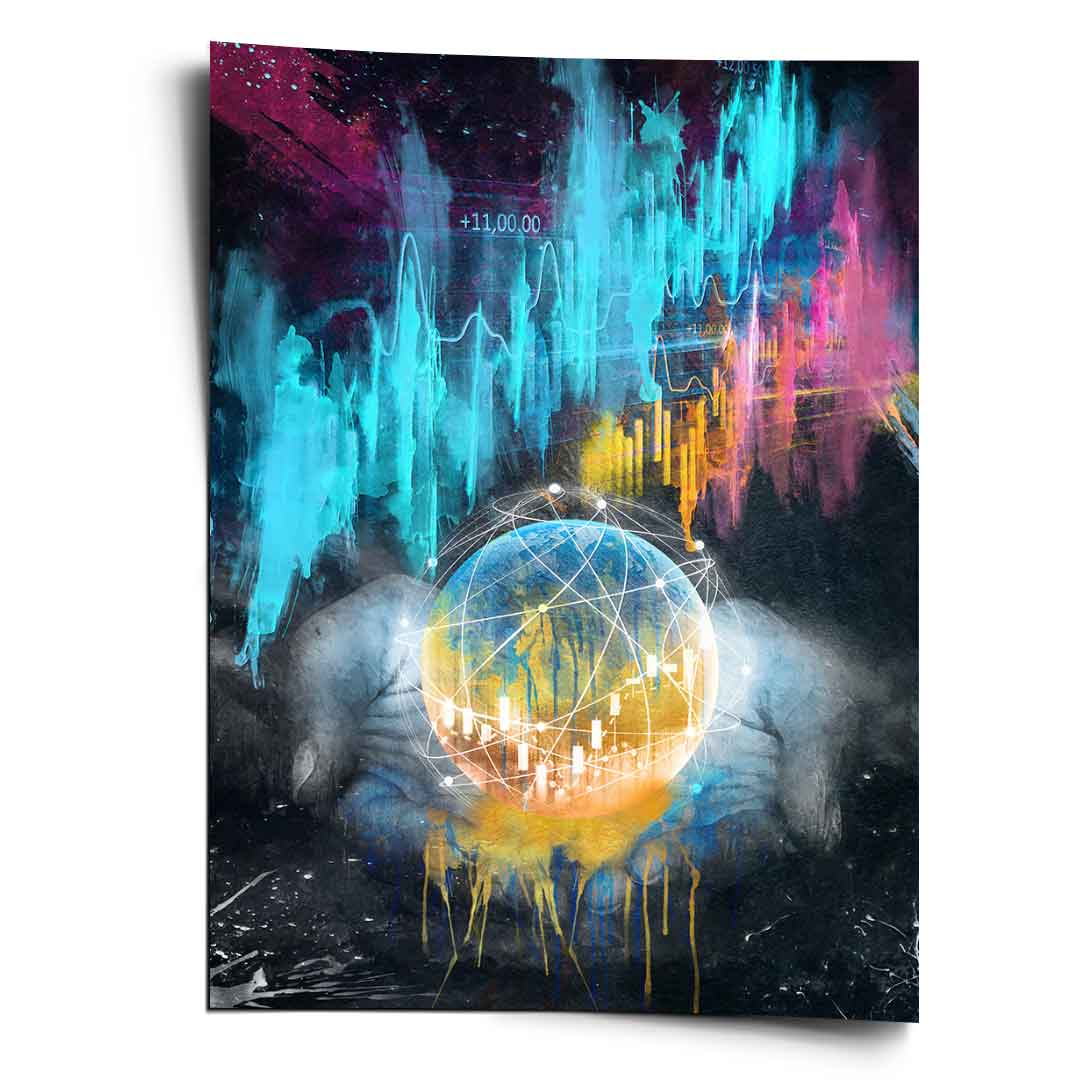 Trading Globe - poster