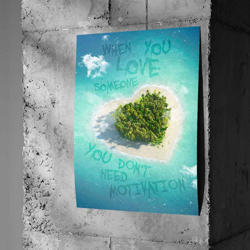 When you love someone - poster