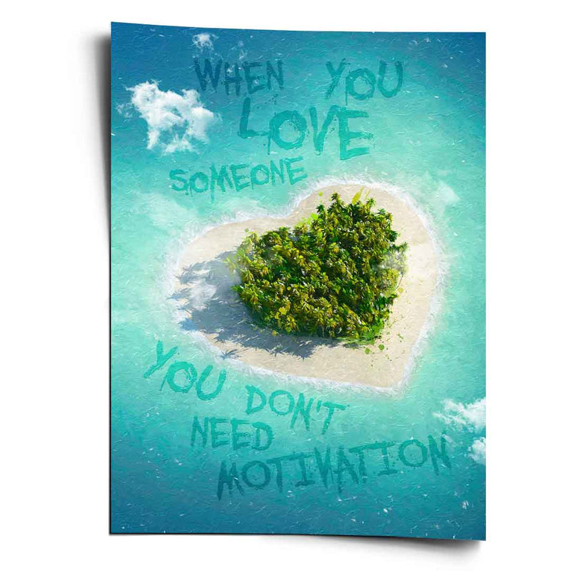 When you love someone - poster