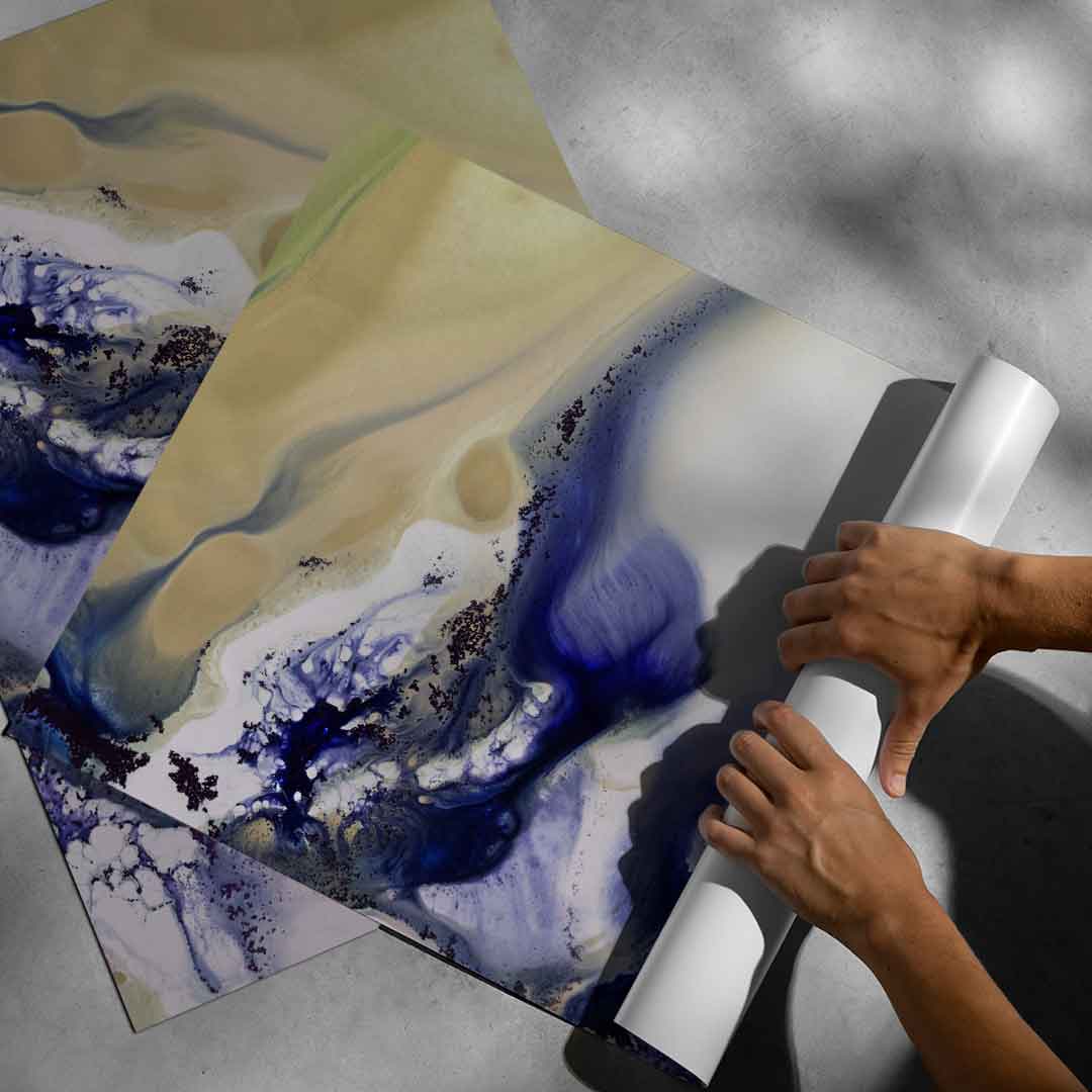 Whirls of the Waterscape - poster