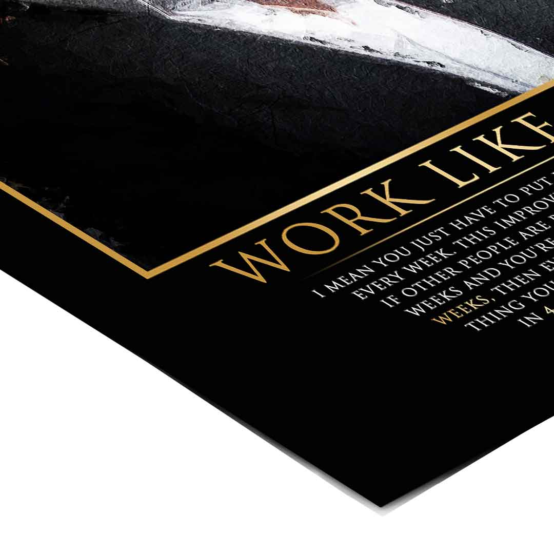 Work Like Hell - poster