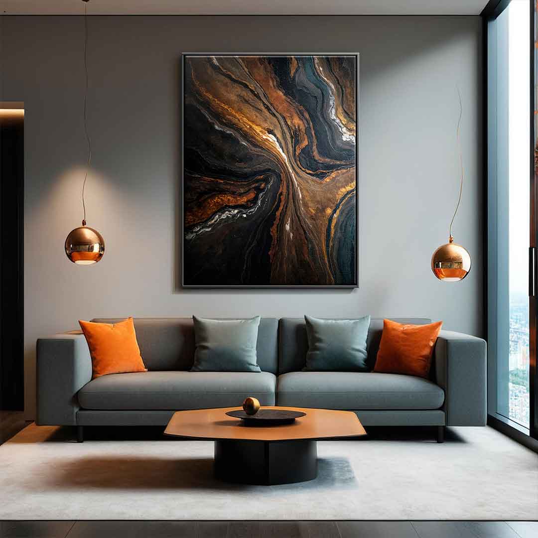 Golden tone in Dark Stone