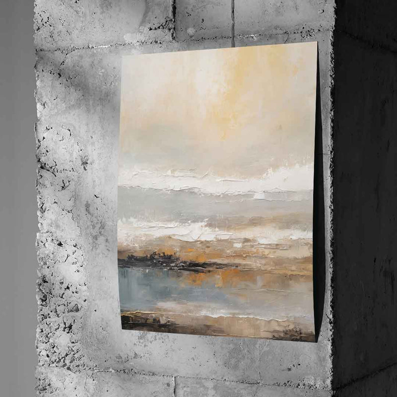 Quiet Shoreline at Dusk - poster