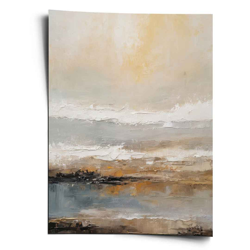 Quiet Shoreline at Dusk - poster