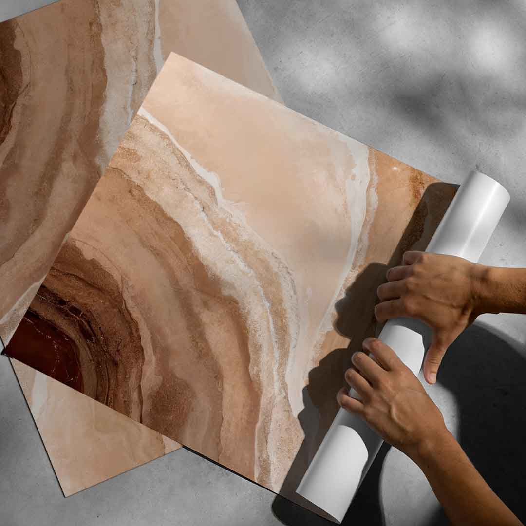 Sandstone in Brown Hues - poster