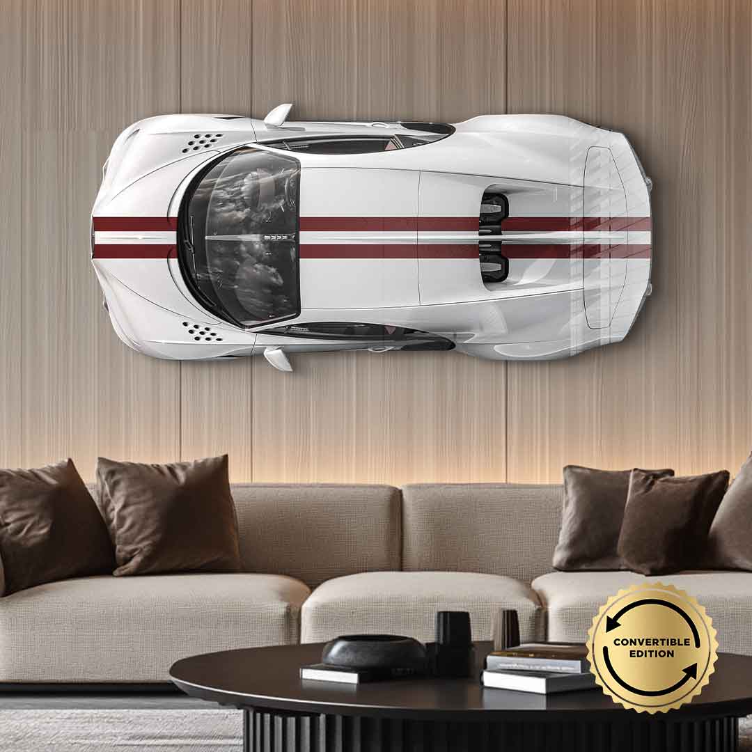 Wall sculpture Bugatti Centodieci - Acrylglas