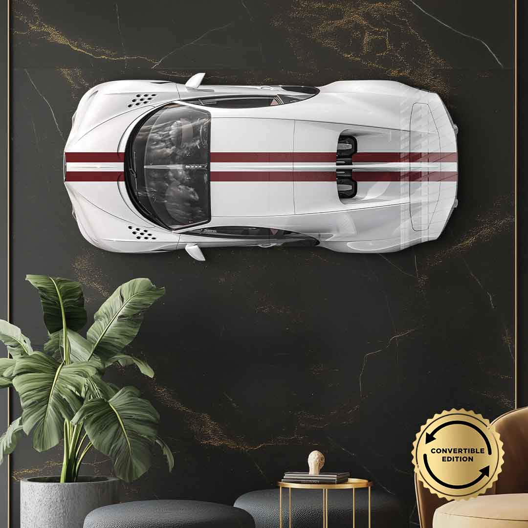 Wall sculpture Bugatti Centodieci - Acrylglas