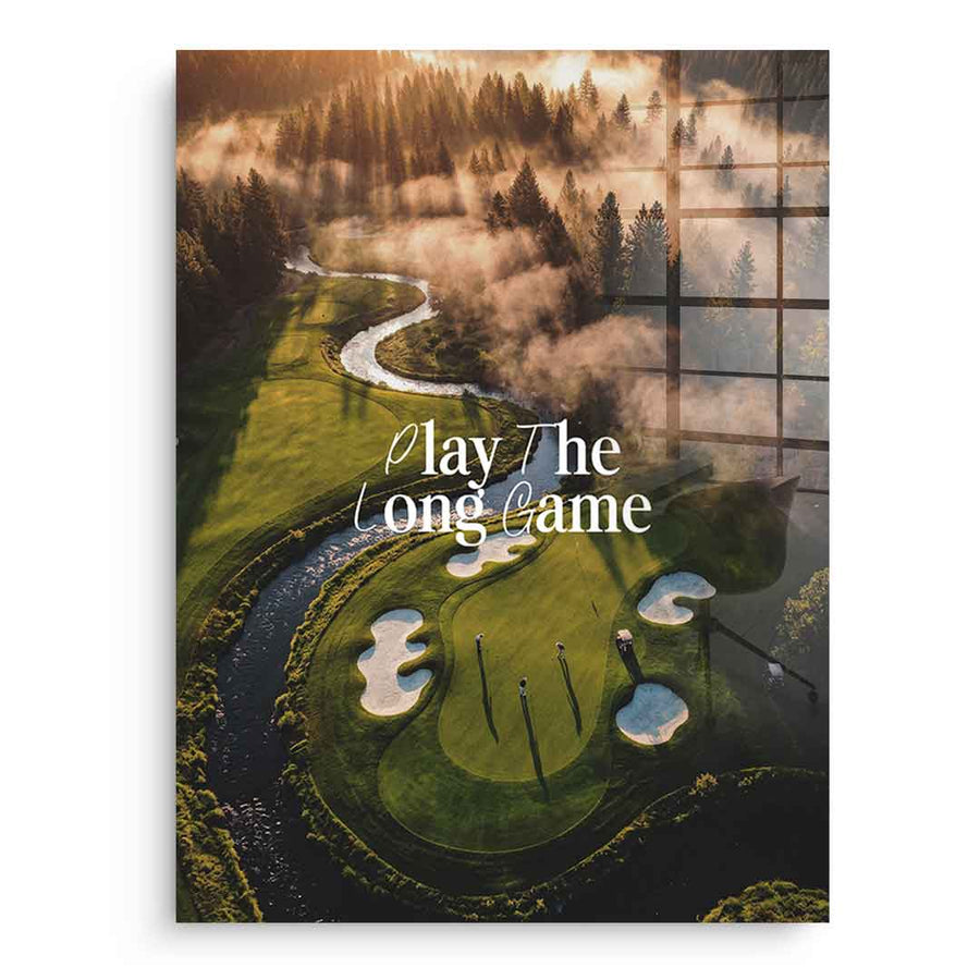 Play the long game - Acrylglas – Vorderseite
