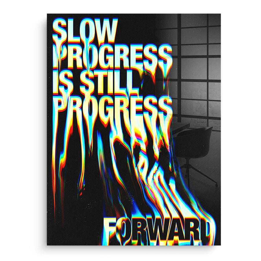 Slow Process - Acrylglasbild – Vorderseite