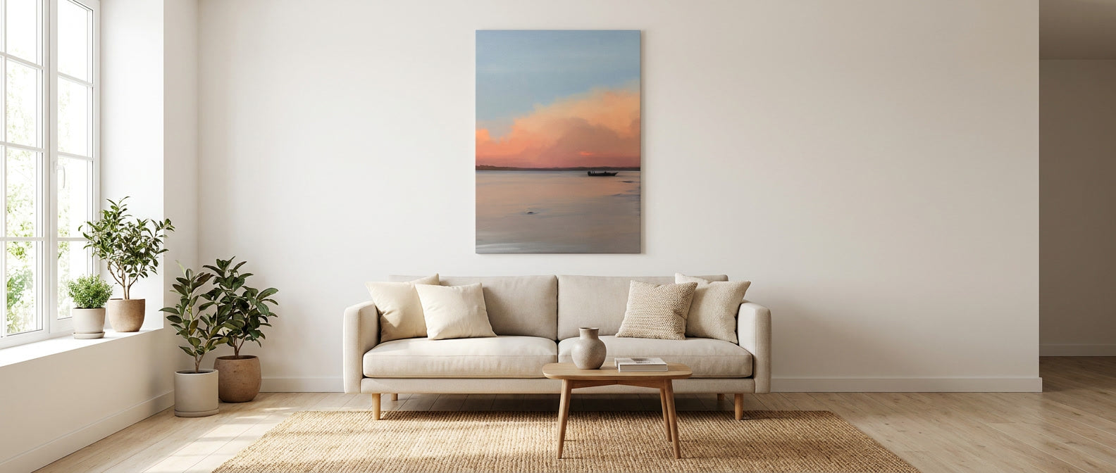 DOTCOMCANVAS Banner Porto Rico Leinwandbild