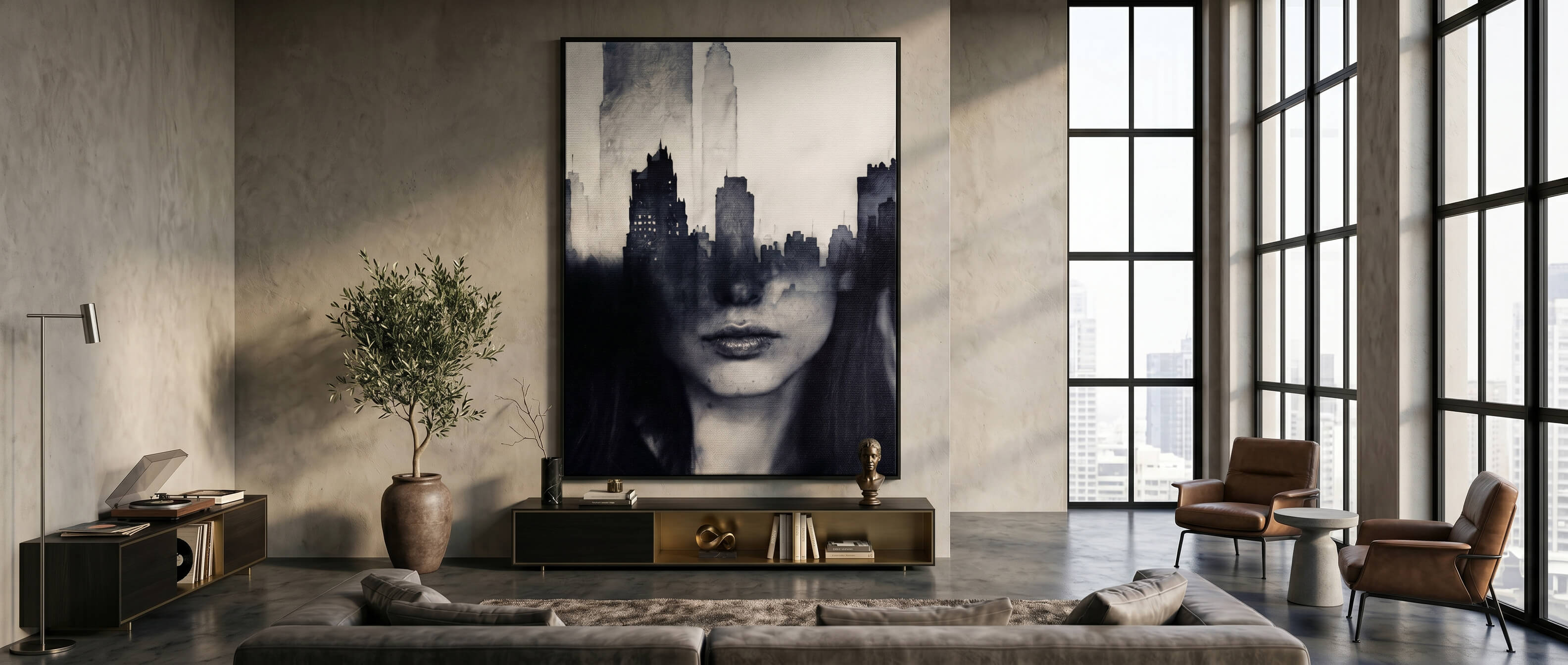 Mind game Leinwand Banner